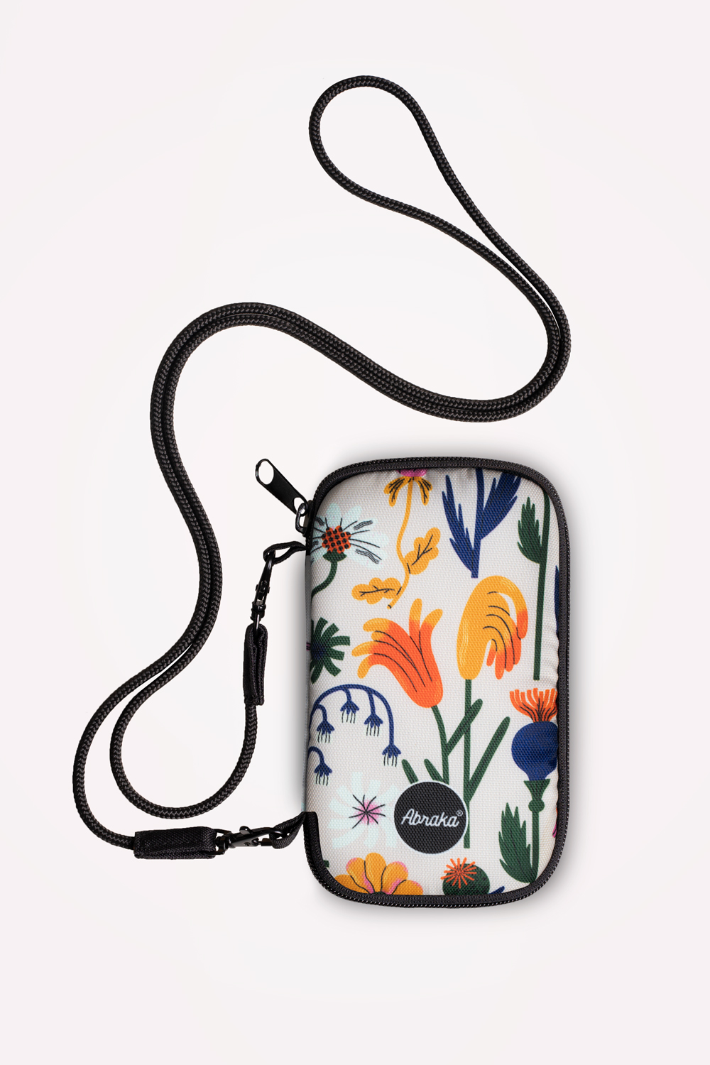 Crossbody peňaženka – Svetlé kvety